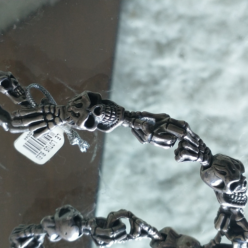 STERLING SILVER WALLET  CHAIN,  ONE OF A KIND - Picture 7 of 13